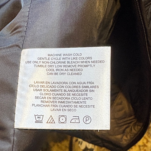 Giacca Black Quilted Hooded Puffer Jacket, L - Picture 4 of 7